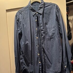 J. Crew men's Slate Blue Gray Summer Shirt